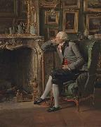 Henri Pierre Danloux The Baron de Besenval in his Study oil painting artist